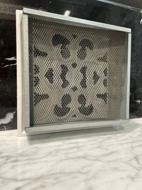 Каминная решетка КРГ 8 белая