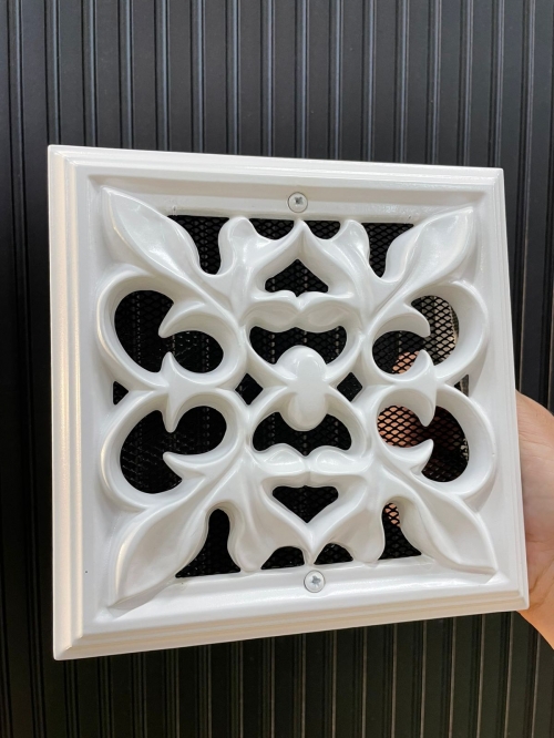 Каминная решетка КРГ 8 белая