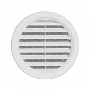 Решетка вентиляционная пластиковая Haco VM Ø75 Белый