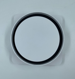 Решетка скрытого монтажа для натяжного потолка FoZa d125мм с вентилятором на шарикоподшипнике с выходом на трубу d100мм